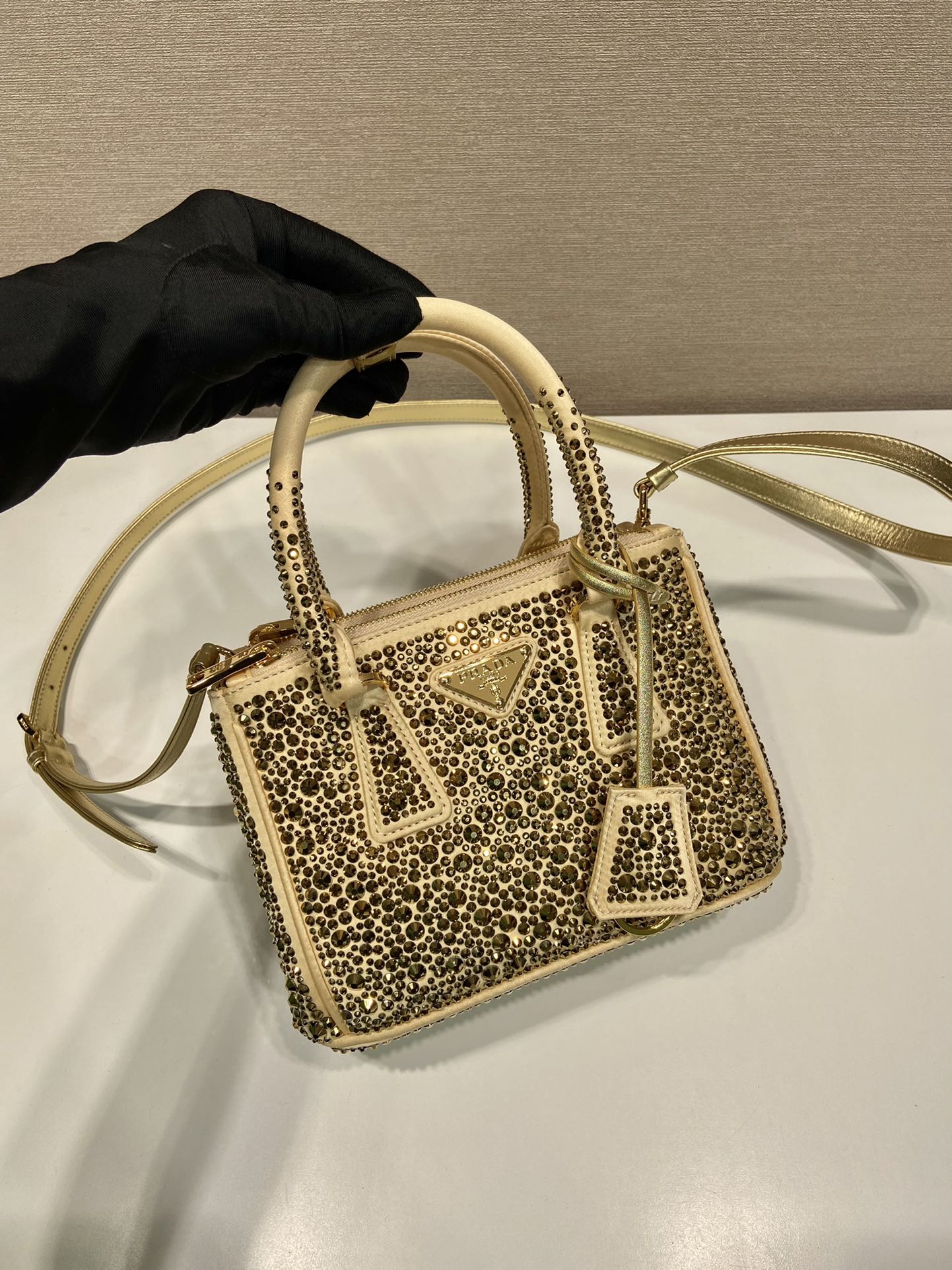 Pra*a borsa galleria mini in saffiano 1ba906-20*15*9.5cm