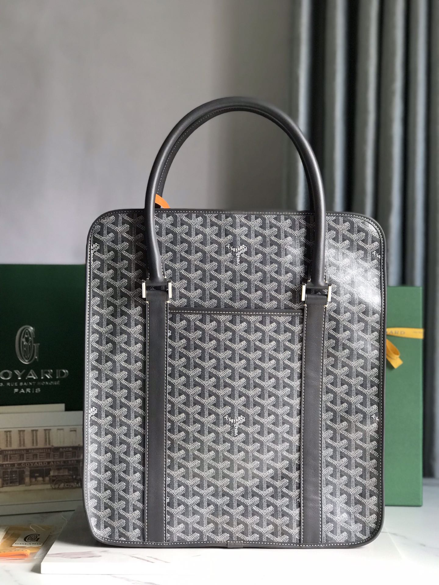 Go*ard bourgogne tote -35×39×11cm