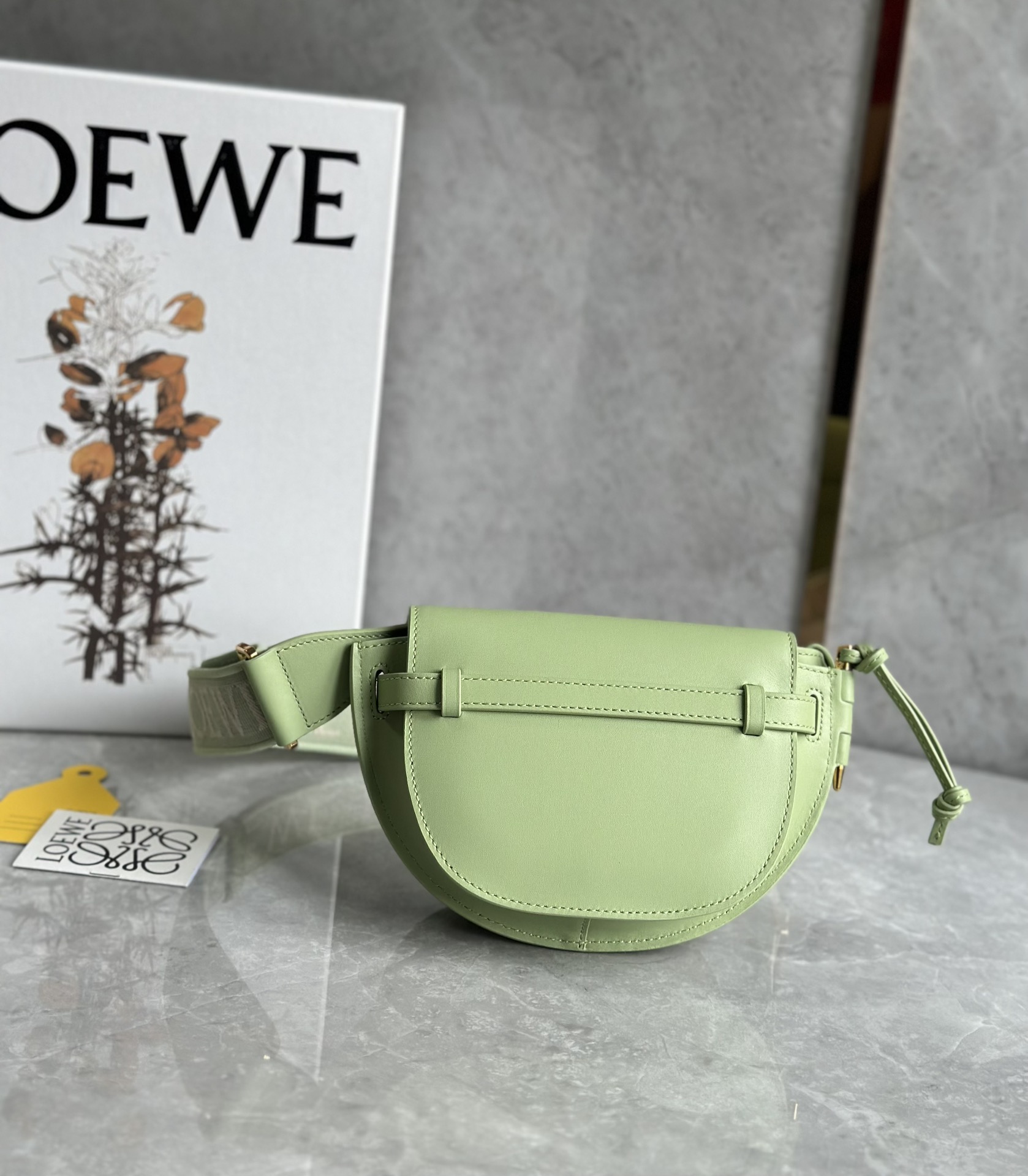 L0ew* mini gate dual bag-21*12.5*9cm