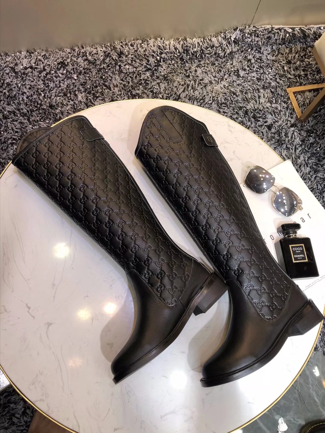 G*u*i boots-3.5cm