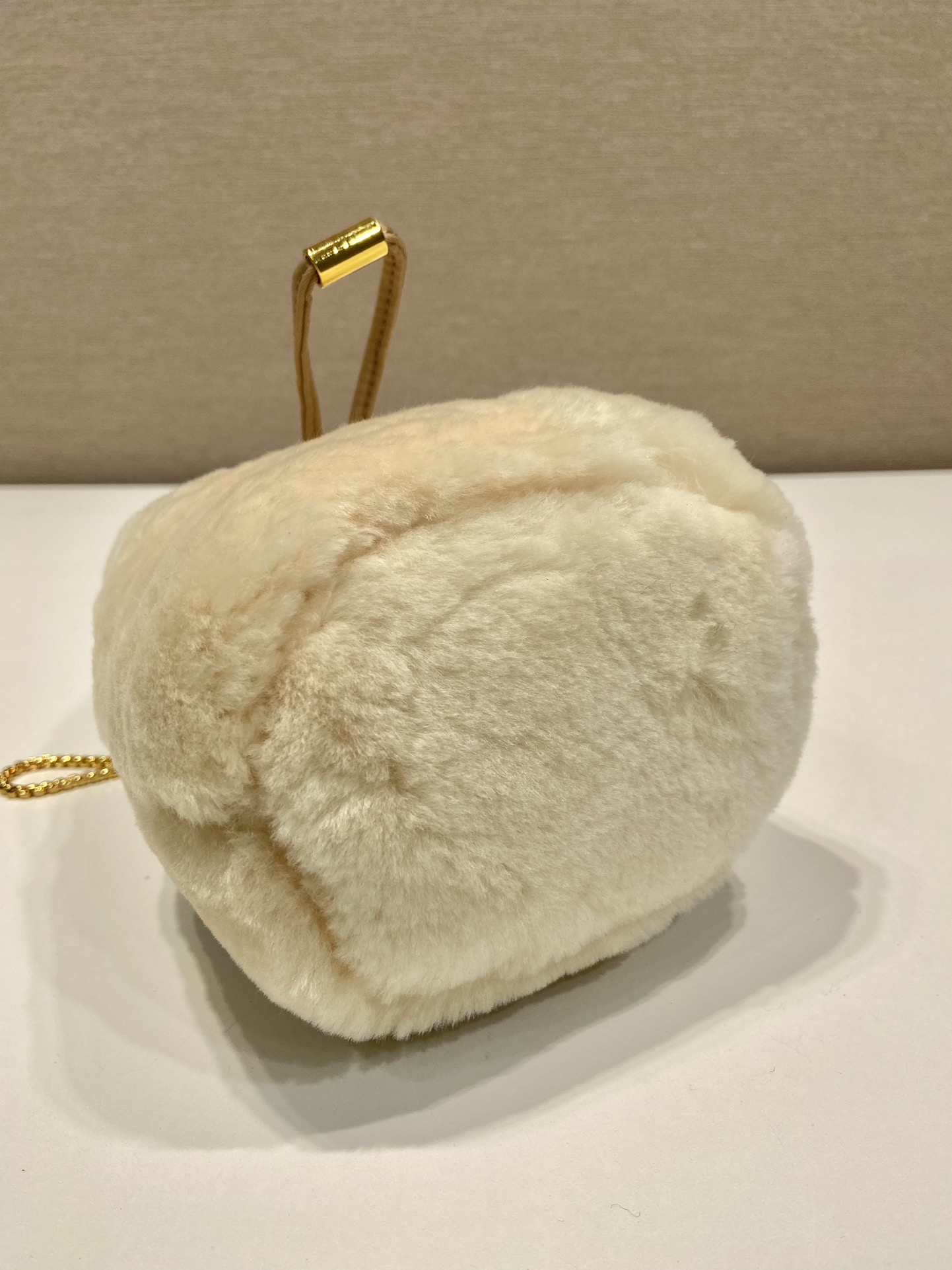 Pra*a woolen bucket 1nr016 bag-9*9.5*6cm