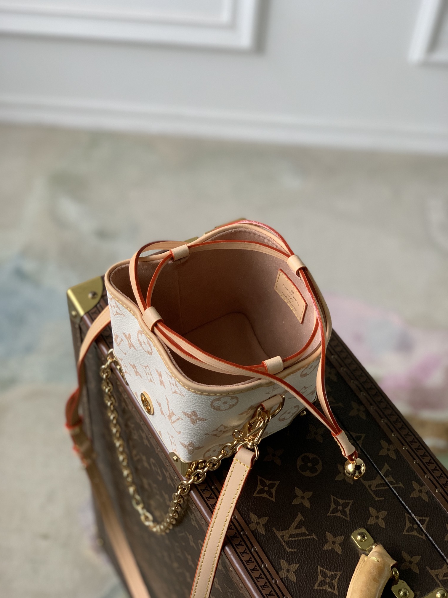 l0*is V*t0n m57447 noé purse-11.5*12*11.5cm
