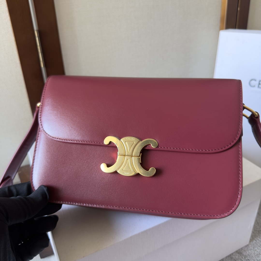 Celin Triomphe Shoulder Bag-22.5x16.5x7.5CM