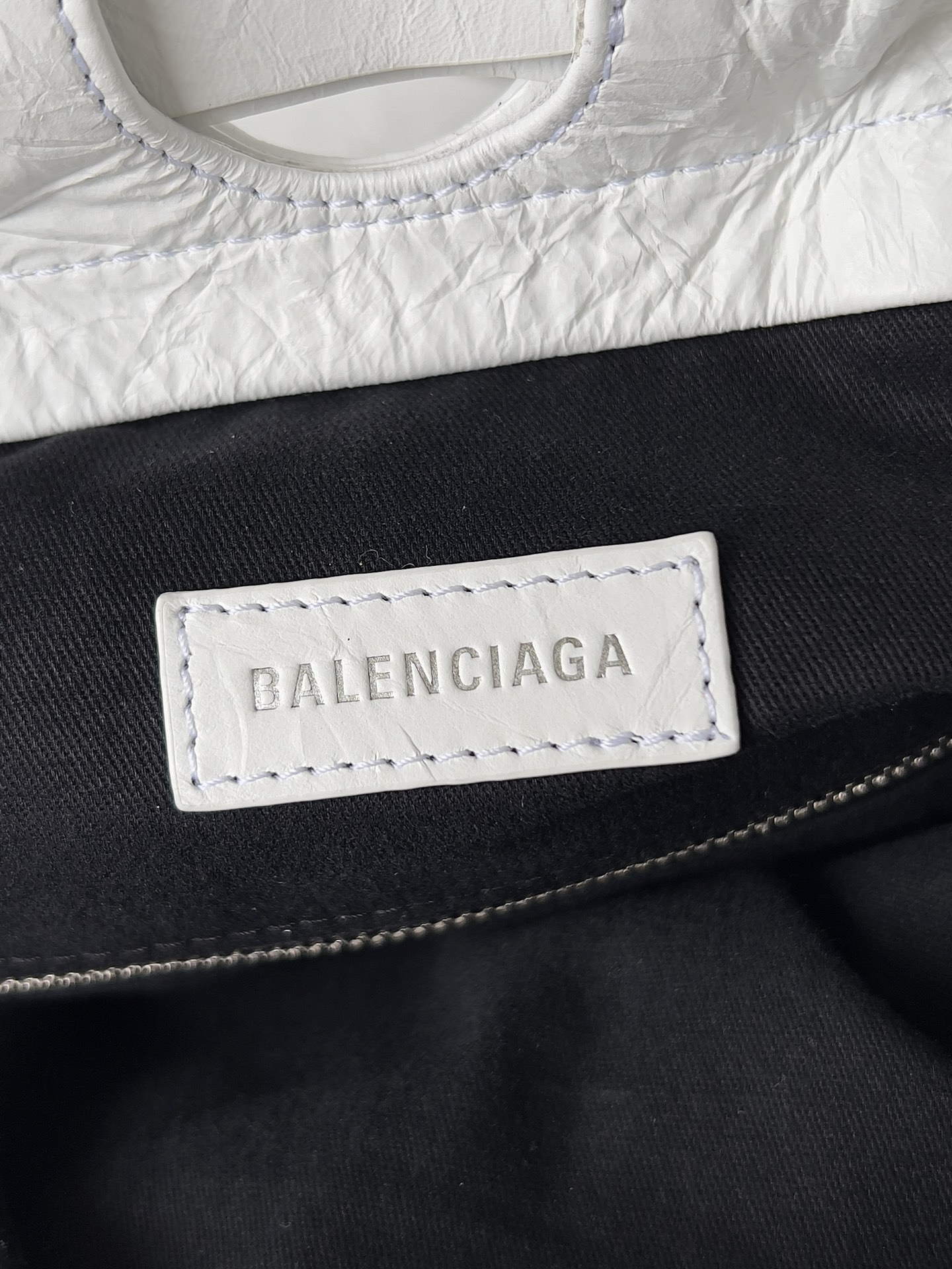 Ba*len*cia*ga crush tote-39.9x46.0x14.0cm