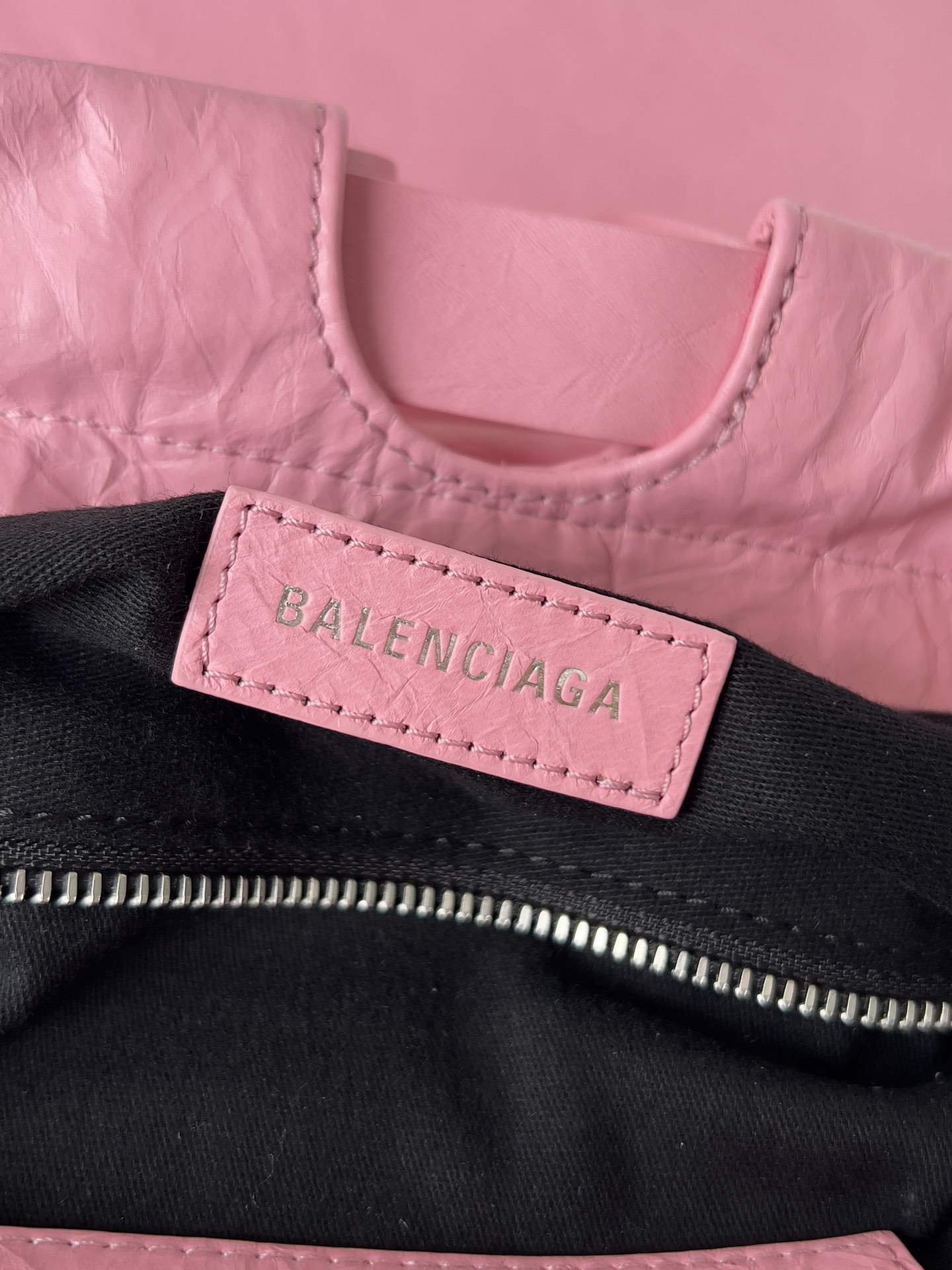 Ba*len*cia*ga crush tote-39.9x46.0x14.0cm