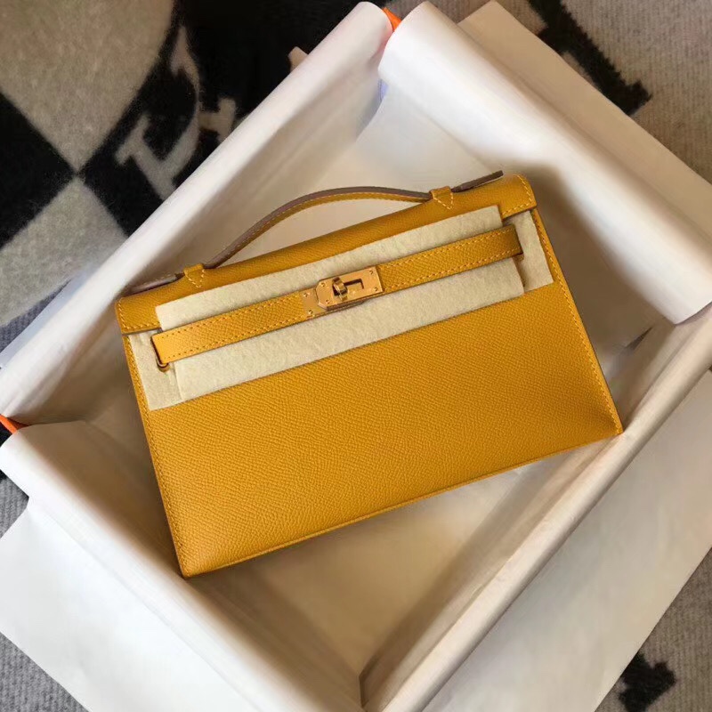 H**mes mini kelly pochette-epsom leather-22cm