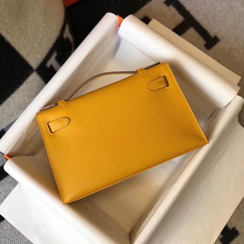 H**mes mini kelly pochette-epsom leather-22cm