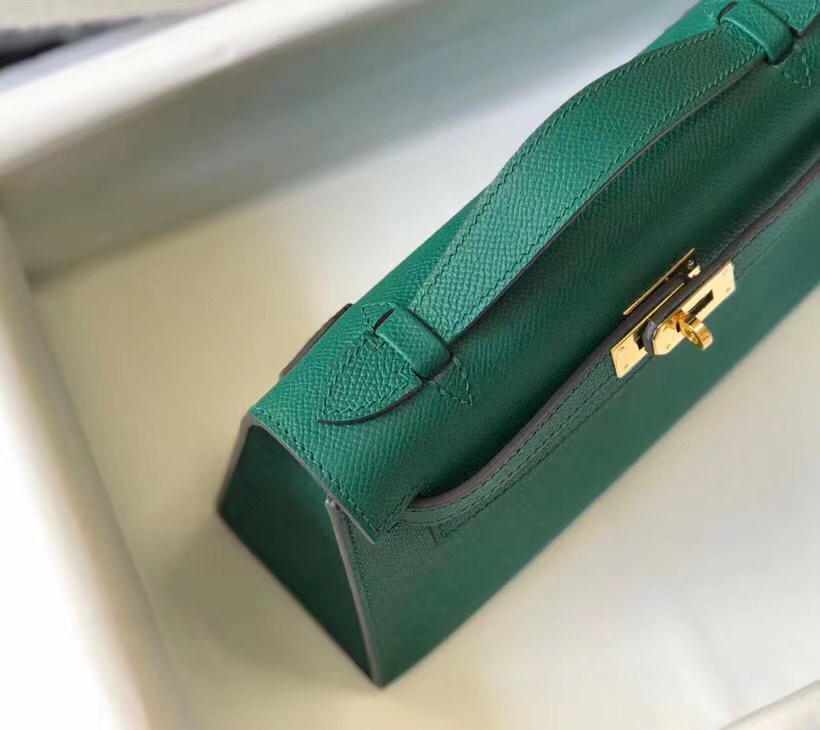 H**mes mini kelly pochette-epsom leather-22cm