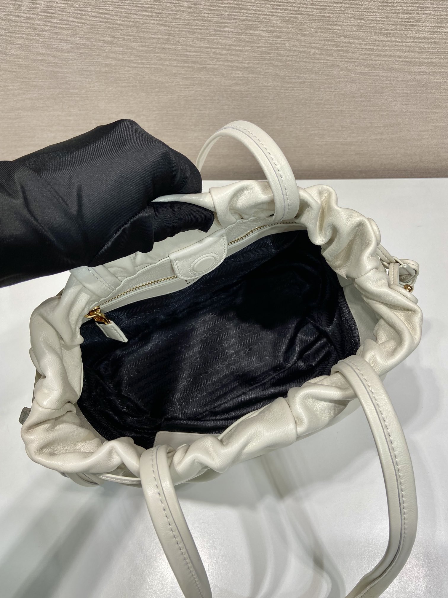 Pra*a 1ns693 tote bag-20*11.5*9cm