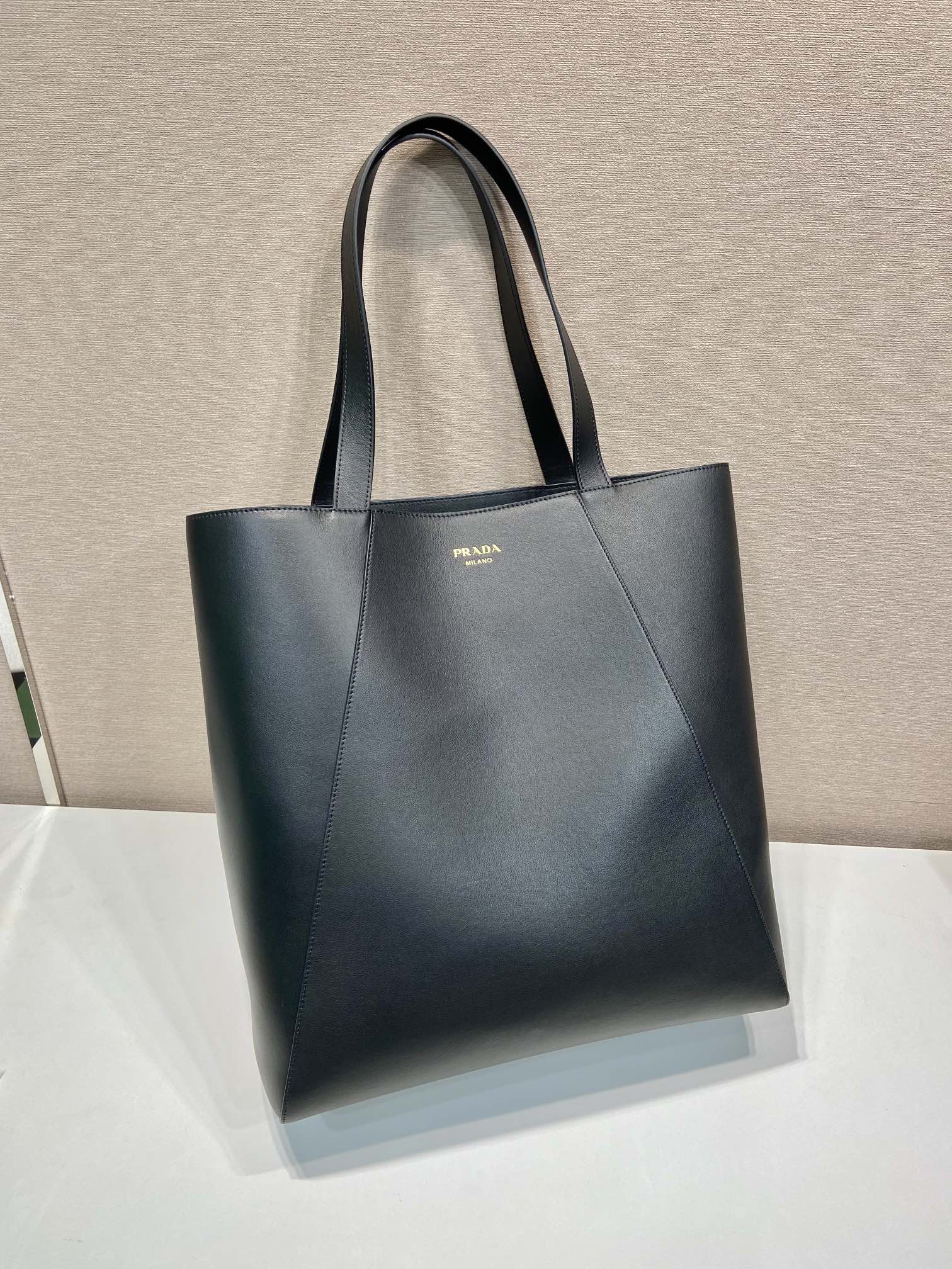 Pra*a 2vg122 tote bag-38*42*17cm