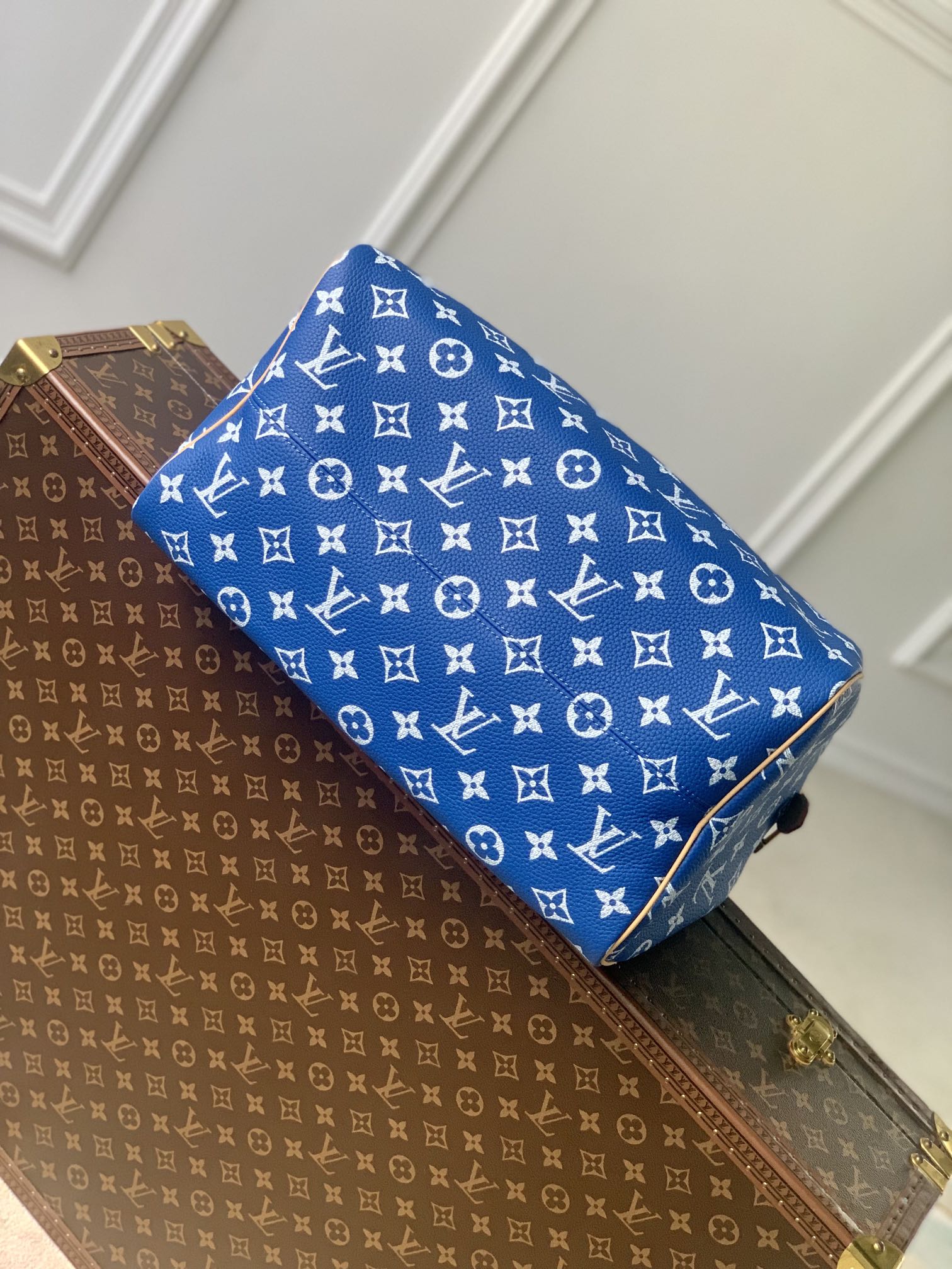 l0*is V*t0n speedy p9 bandoulière 40 monogram leather -40 x 26 x 23cm