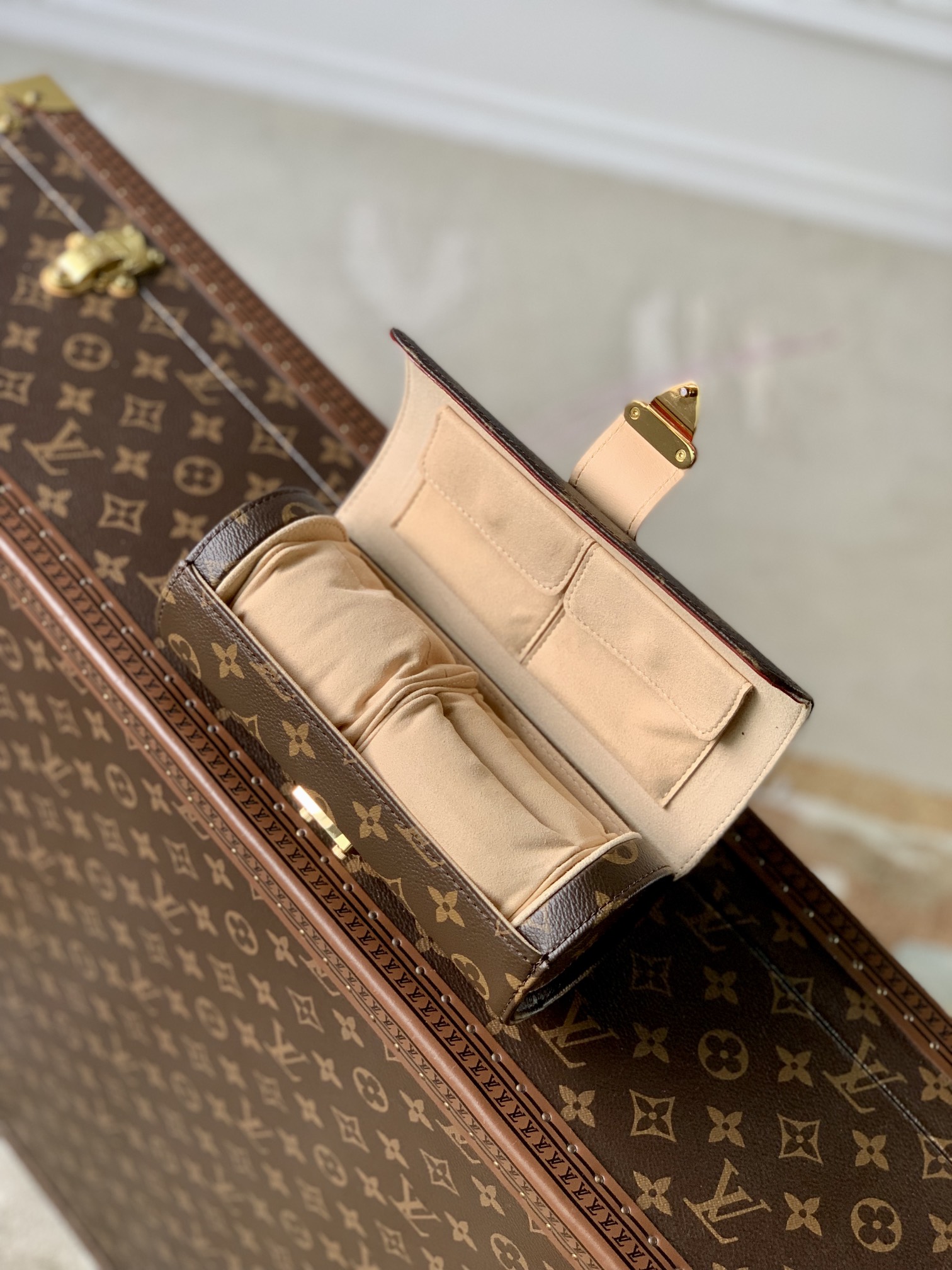 l0*is V*t0n jewelry case monogram etui bijou-19*8*8cm