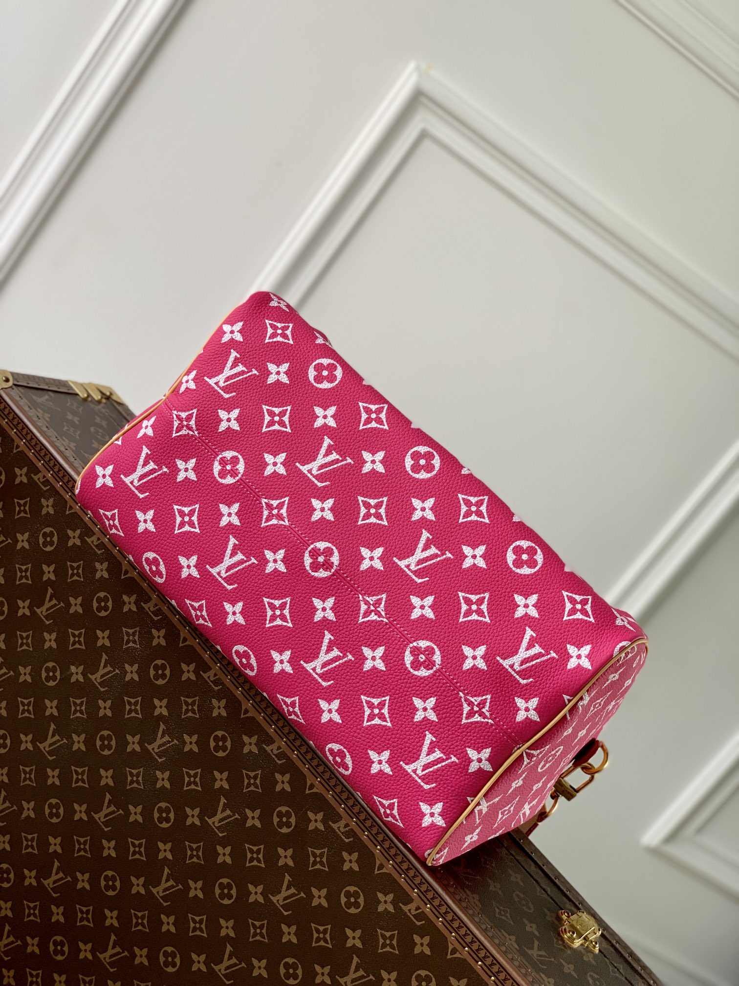 l0*is V*t0n speedy p9 bandoulière 40 monogram leather -40 x 26 x 23cm