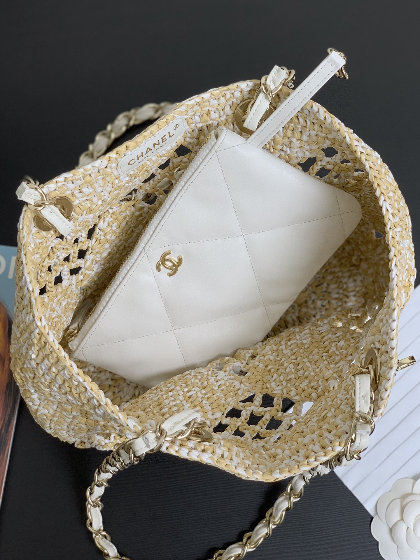Ch@nel Coco Beach Bag-24.5*32*10CM