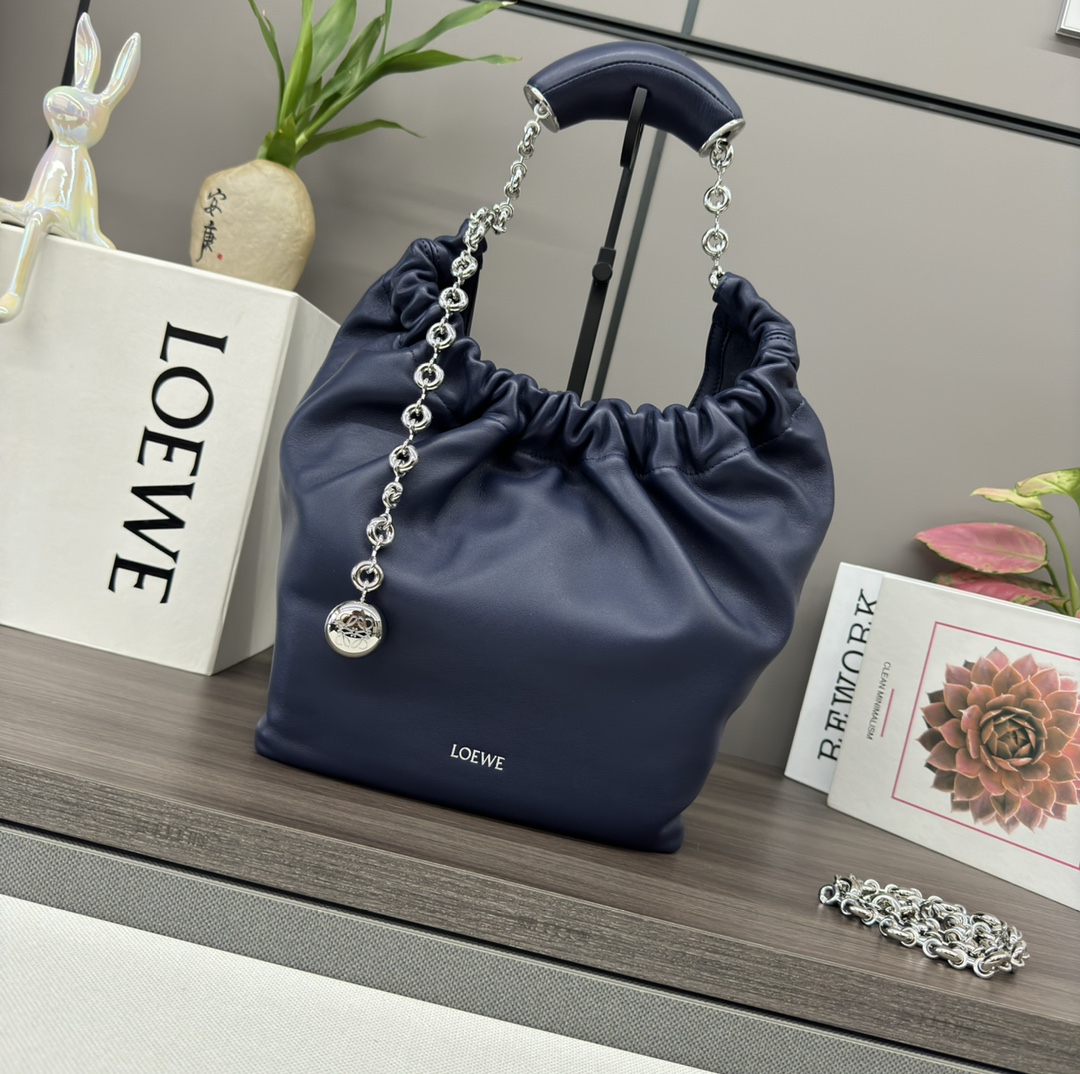 L0ew* squeeze bag-29*24*10.5cm