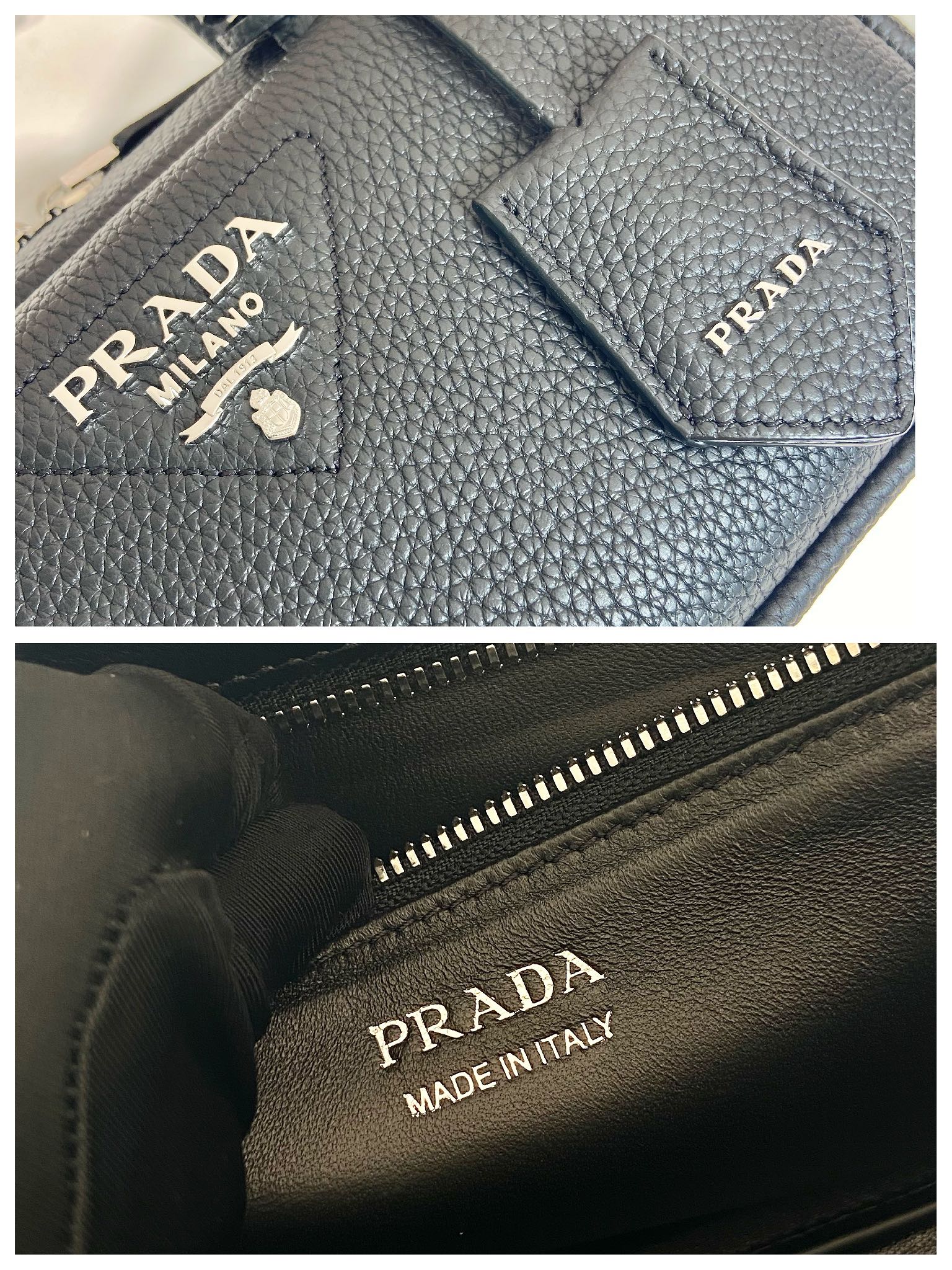 Pra*a top handbags-1bb102-24*12*8.5cm