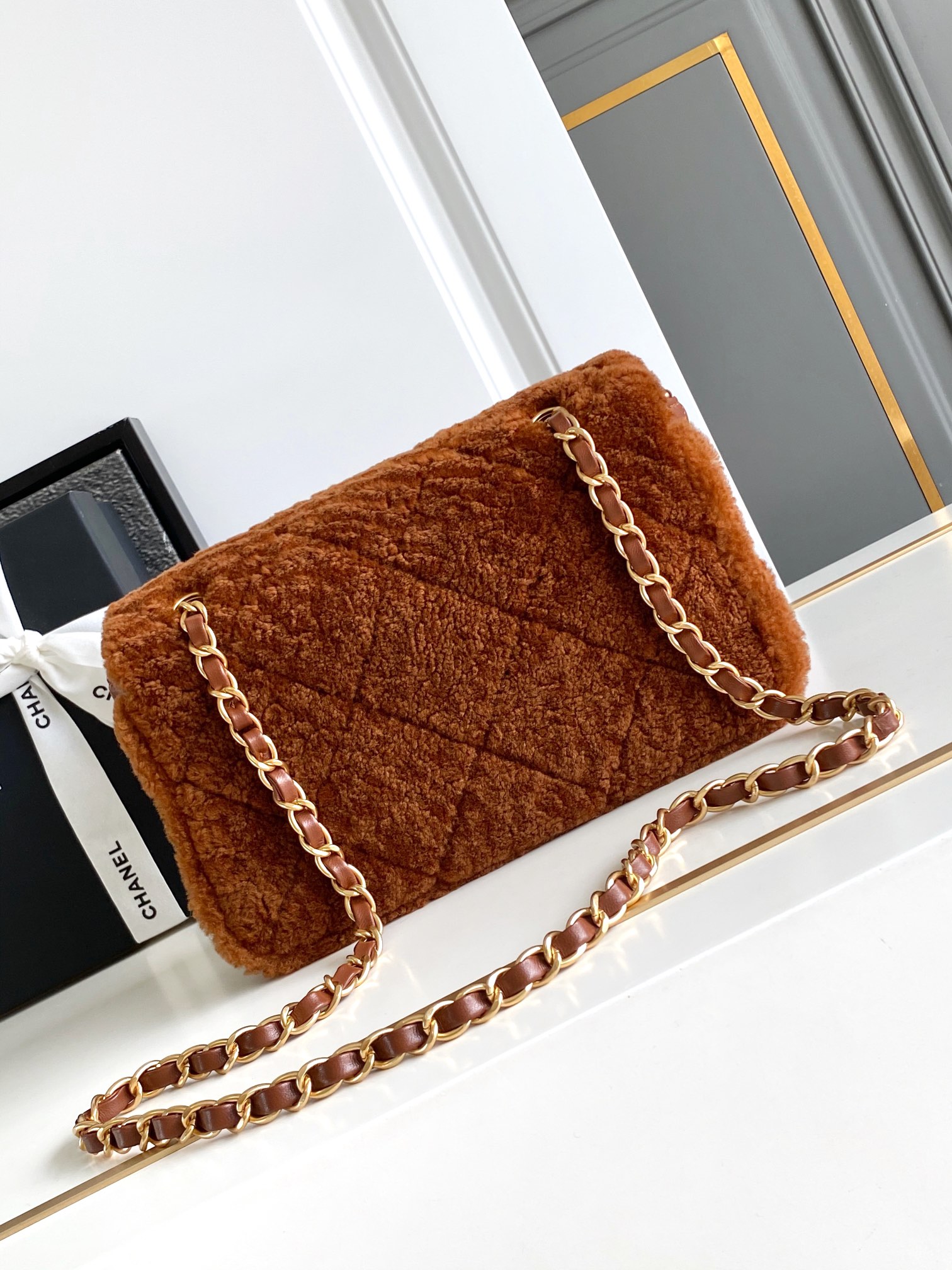 Ch@nel Flap Bag-16 x 23.5 x7.5CM
