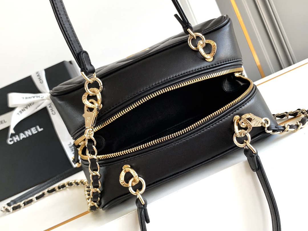 Ch@nel Top HandleBag-21*12*15CM