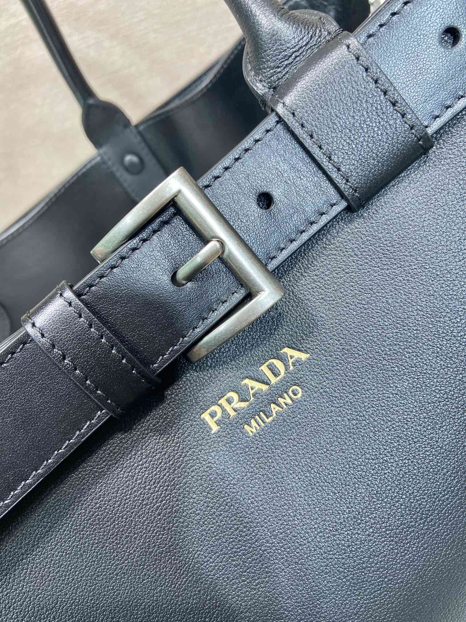 Pra*a 1bg126 tote bag-48*34*18cm
