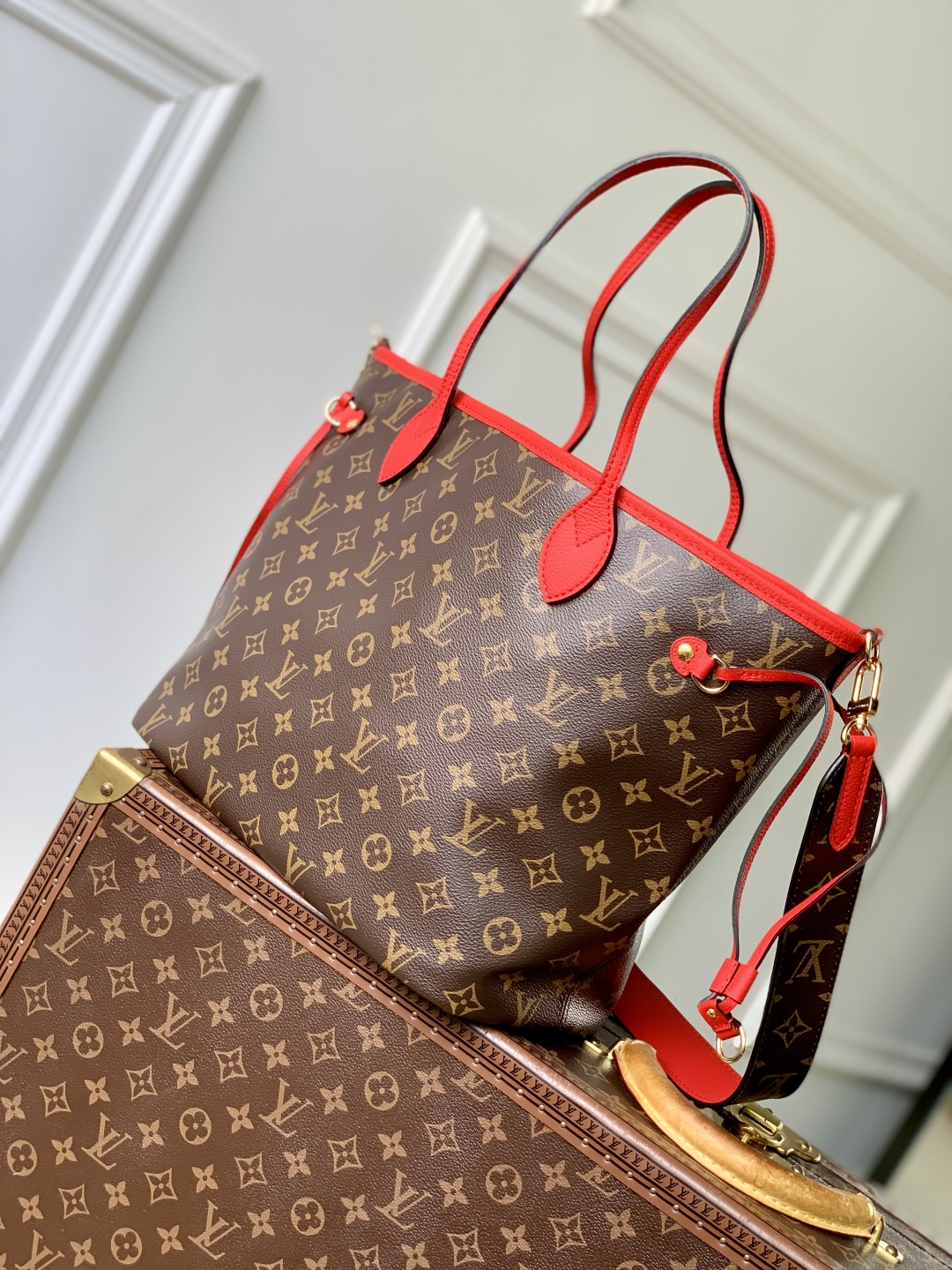 l0vis Vvtt0n neverfull bandoulière inside out-m11947-28 x 14 x 31cm
