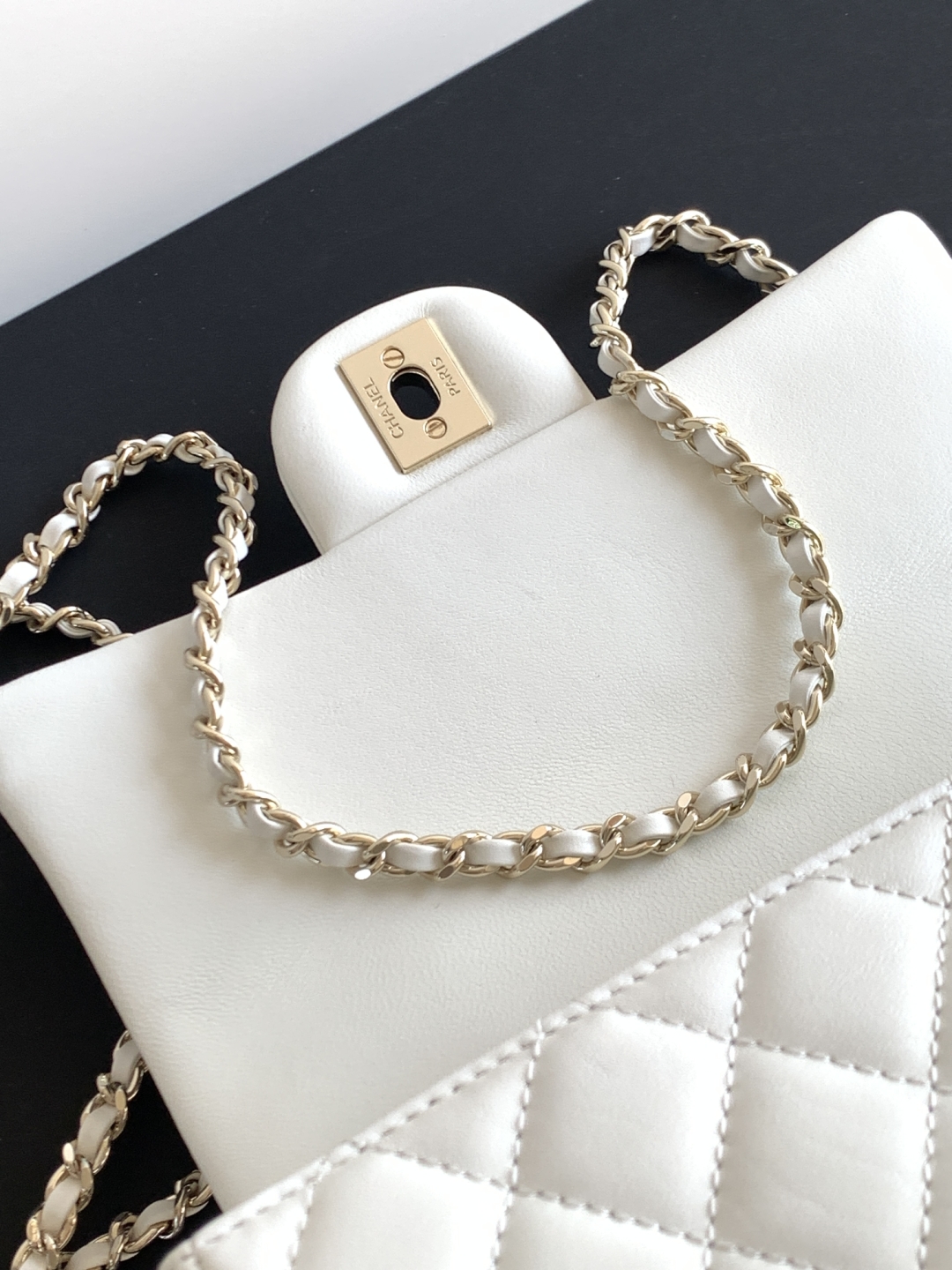 Ch@nel Flap Bag Mini CF handle -20x12x6cm