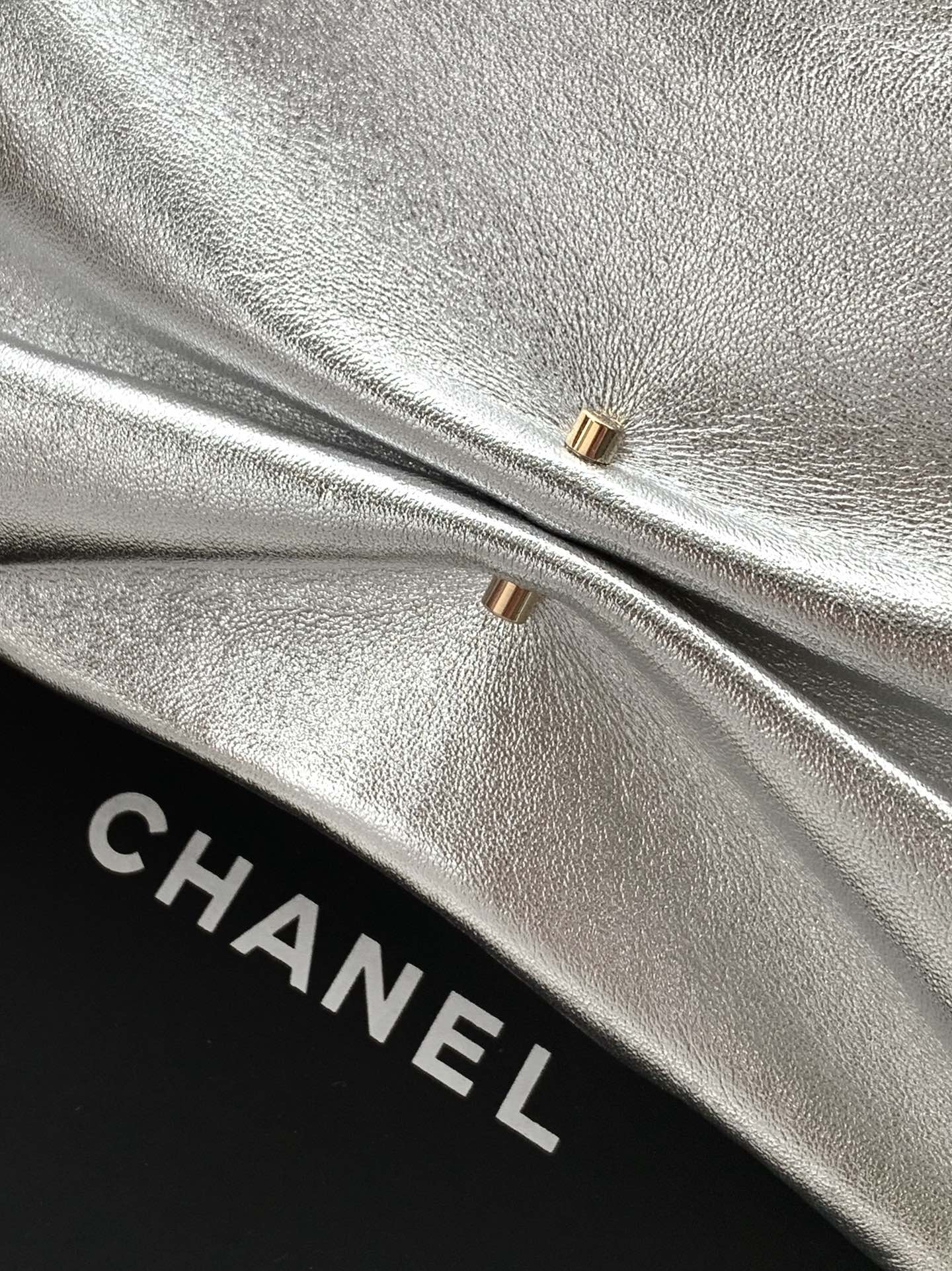 Ch@nel Clutch Bag with Chain Lambskin-14x24 x 5CM