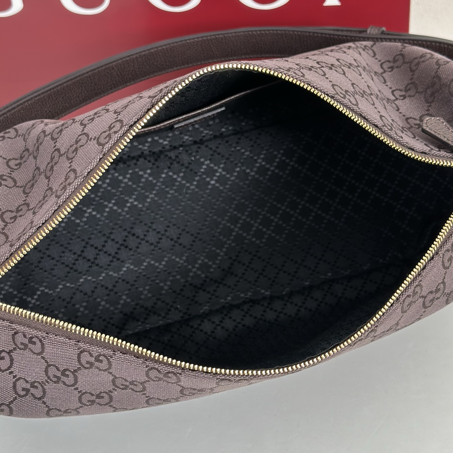 Gvc*1 Half Horsebit Medium Shoulder Bag-38*20*15CM