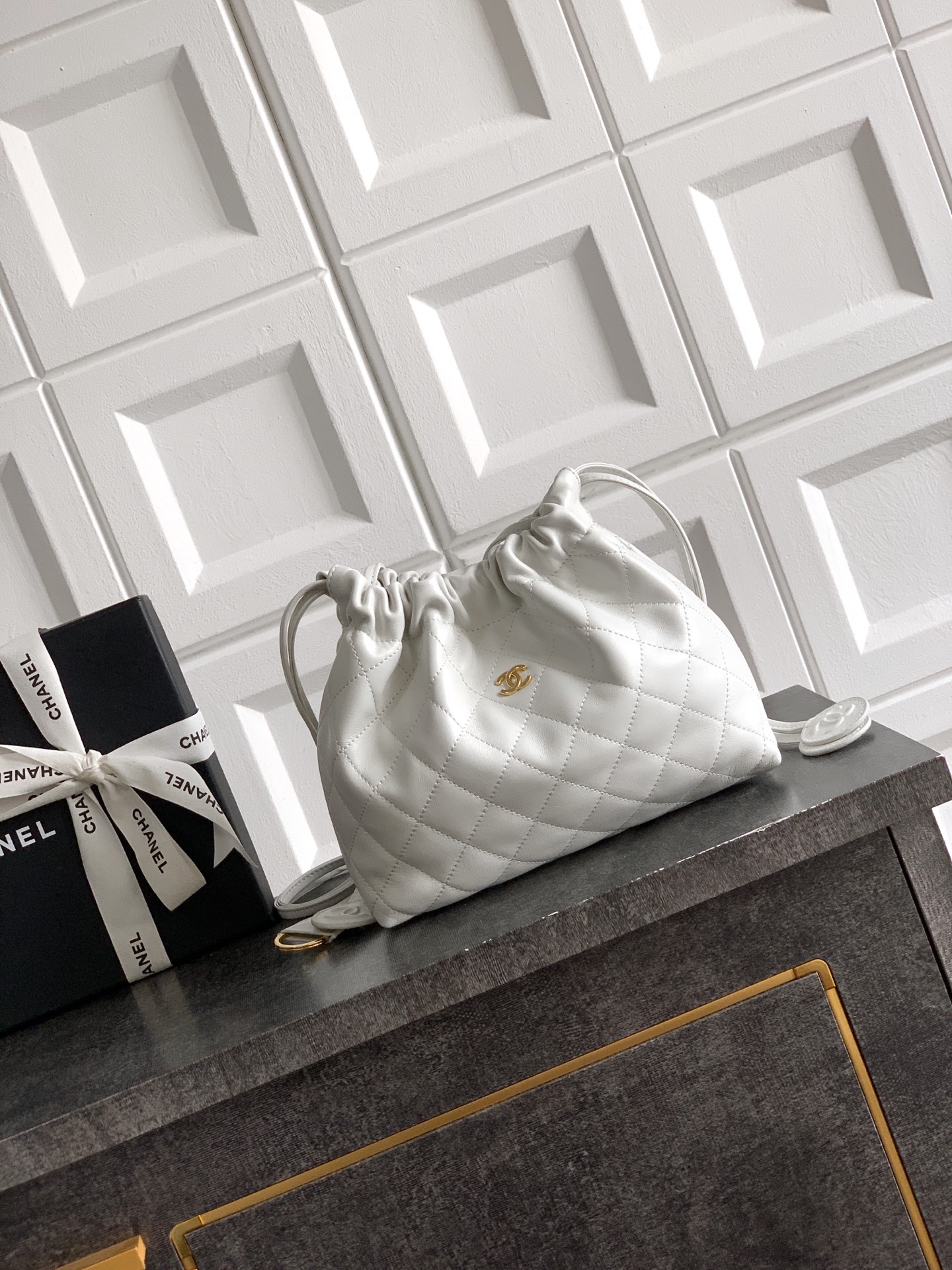 Ch@nel Spring Summer 2026 Hobo Bag-17x 22 x8CM