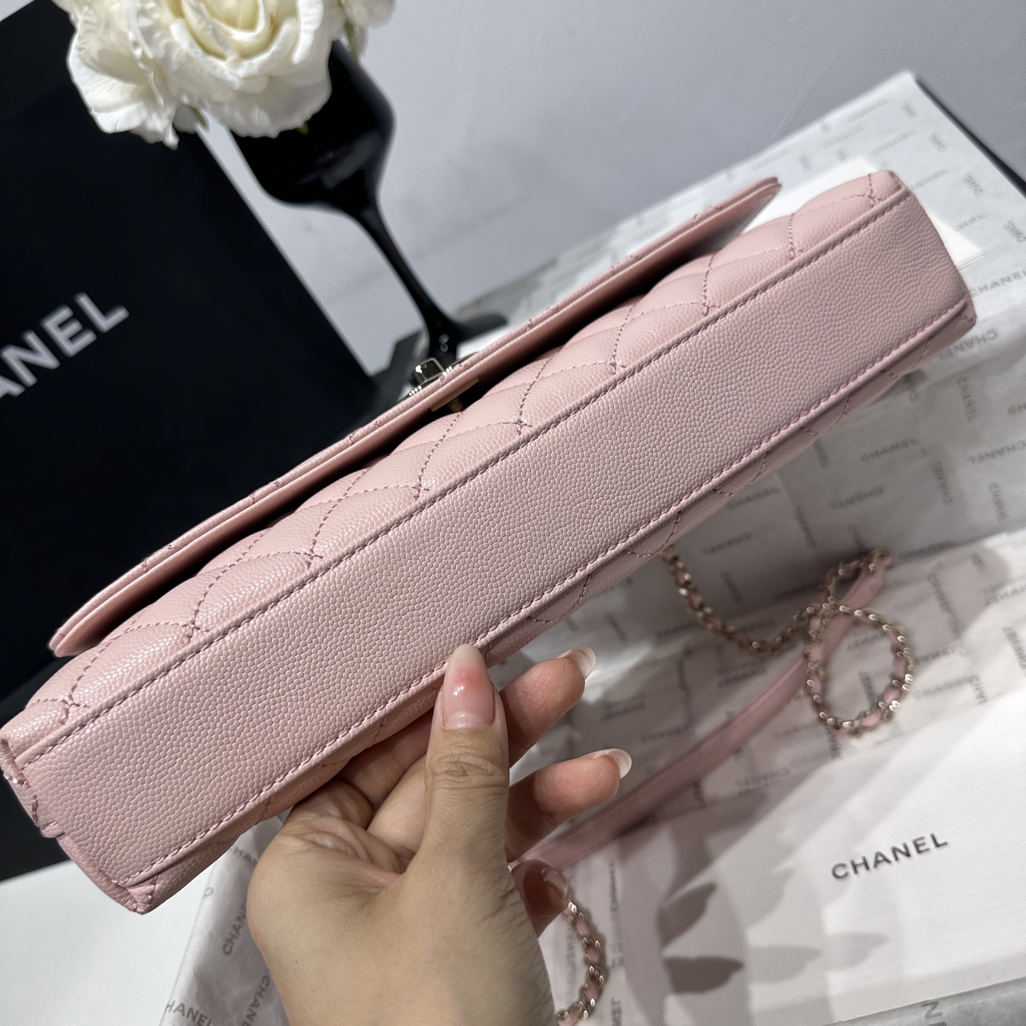 Ch@nel Coco Handle Flap Bag-32CM
