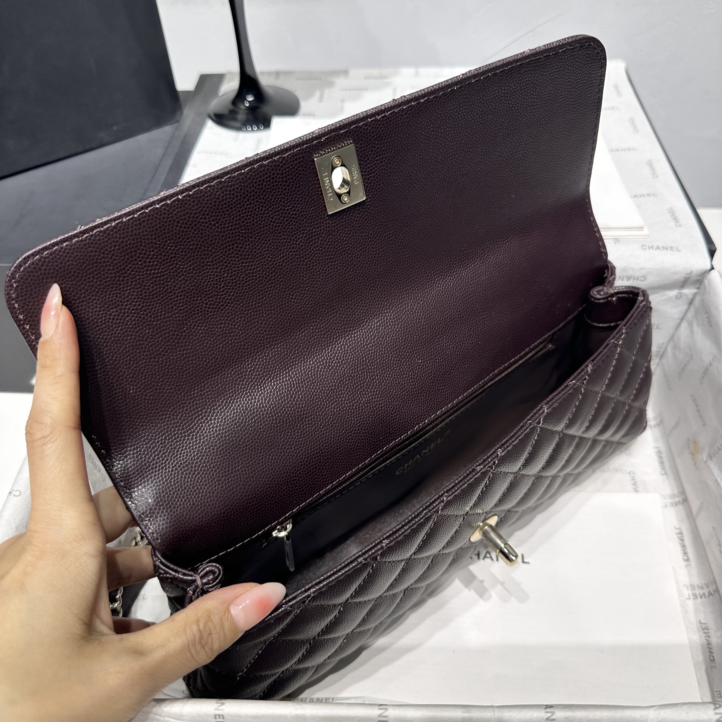 Ch@nel Coco Handle Flap Bag-32CM