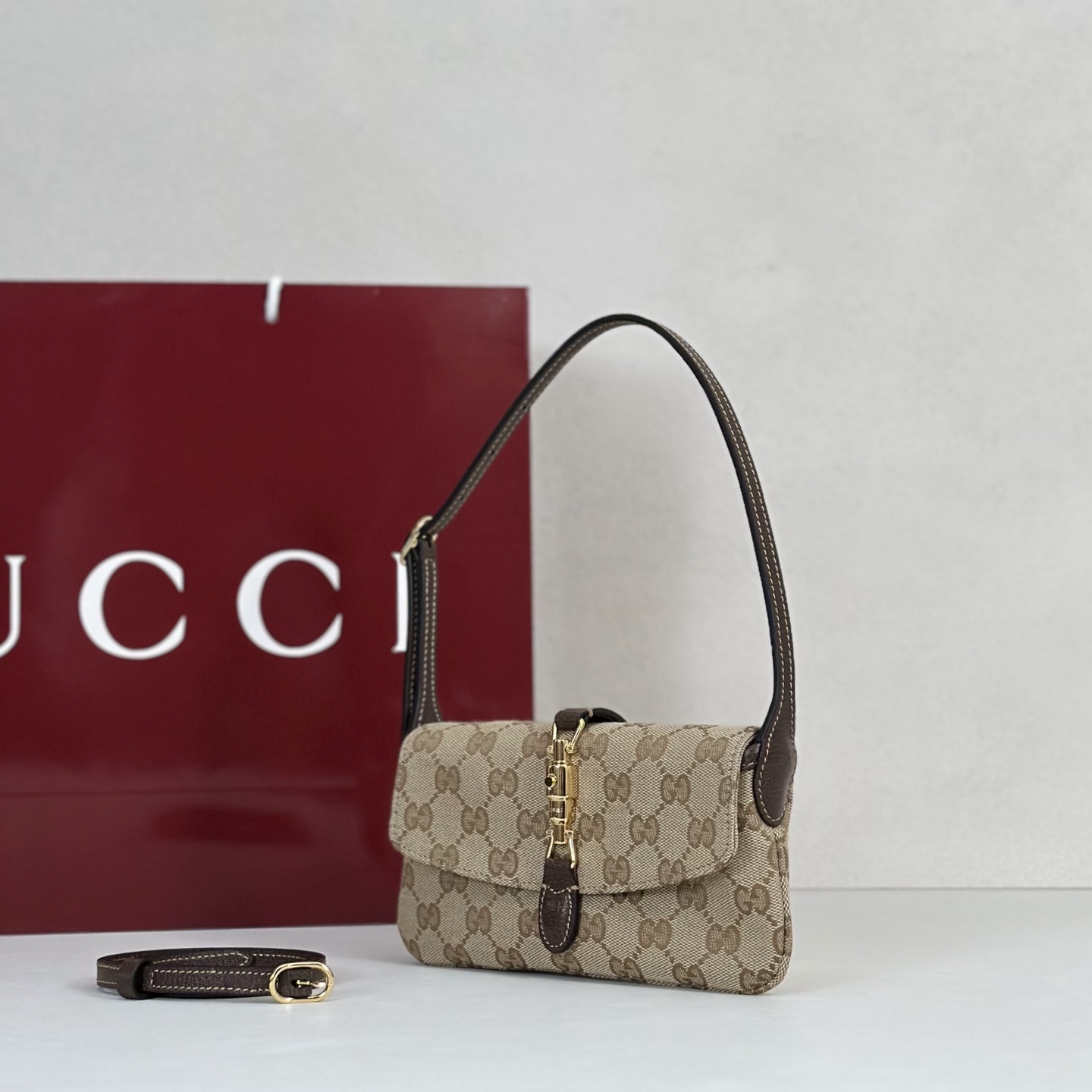 Guc*ci Jackie 1961 Small Sholder Bag-21.5*11.5*2CM