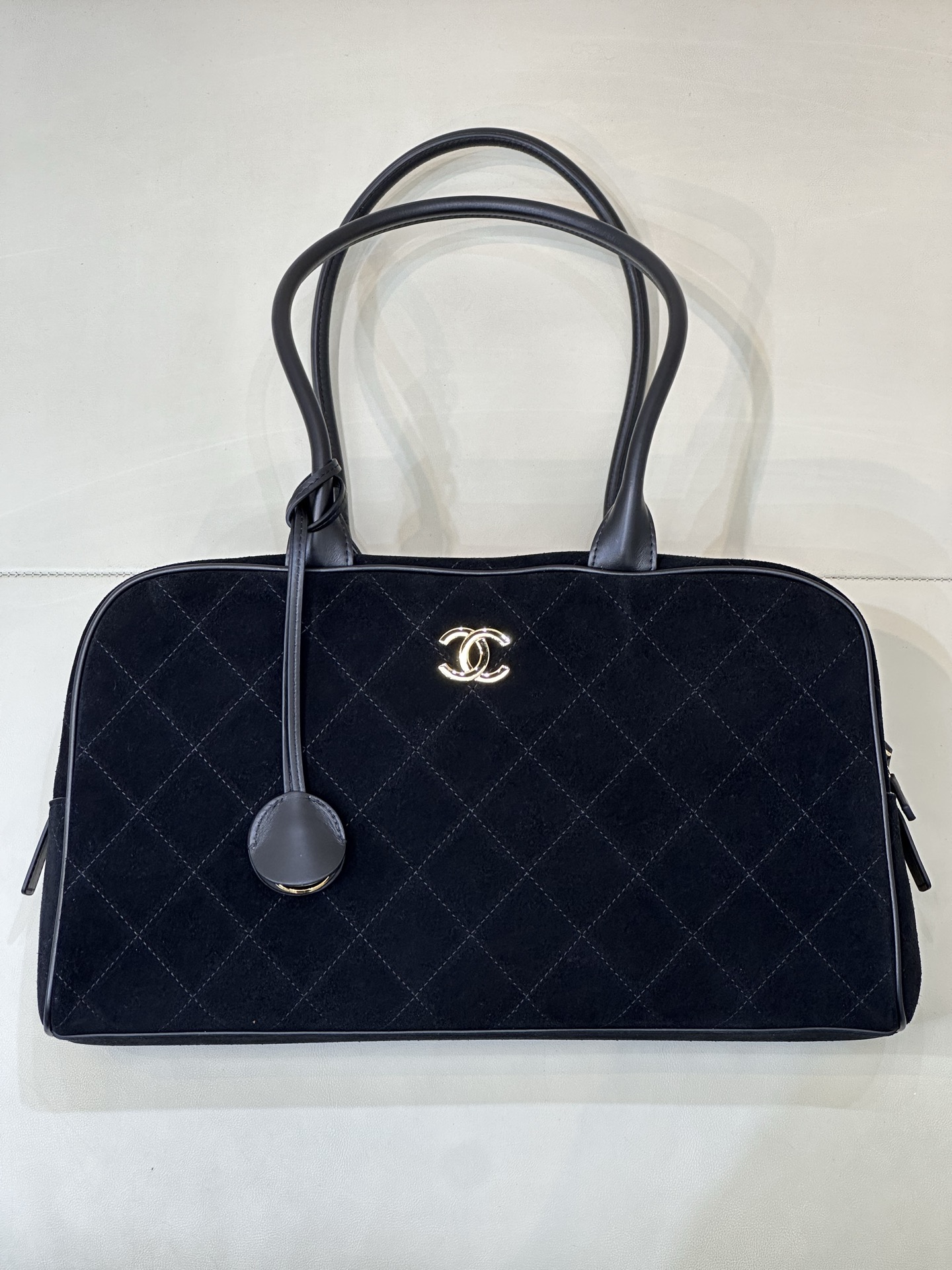Ch@nel Bowling Bag-19*35.5*12.5CM
