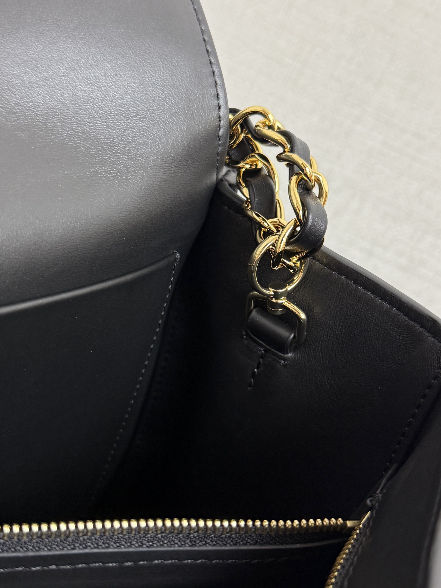 Cha*nel Suede Calfskin Souplissimo Maxi Flap-32CM