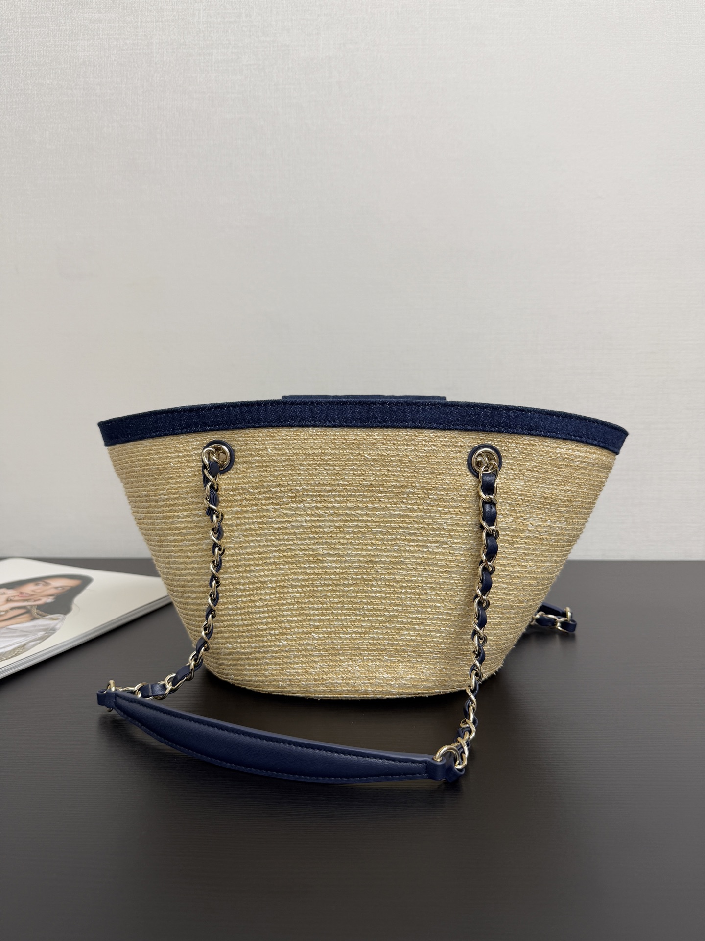 Ch@nel Small Shopping Tote Bag-34*17*12.5CM