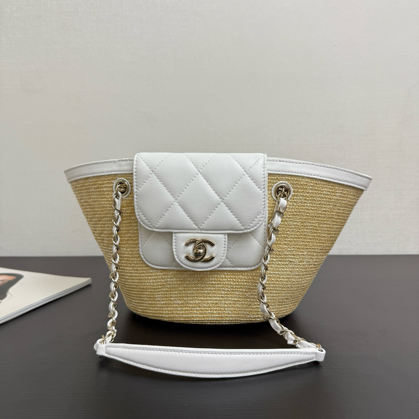 Ch@nel Small Shopping Tote Bag-34*17*12.5CM