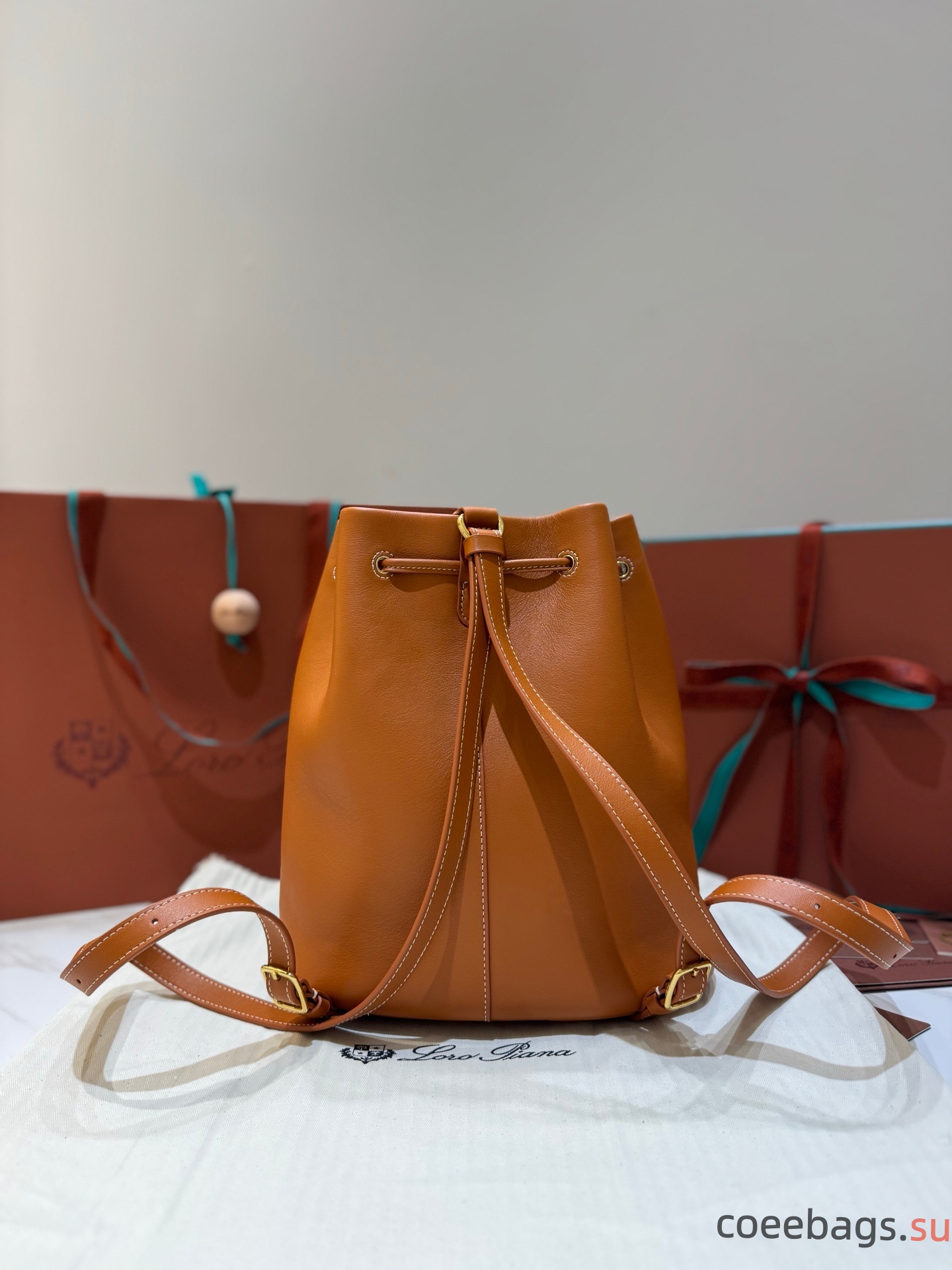L0r0 P1ana Extra Drawstring L27 Backpack-25x 27x14CM