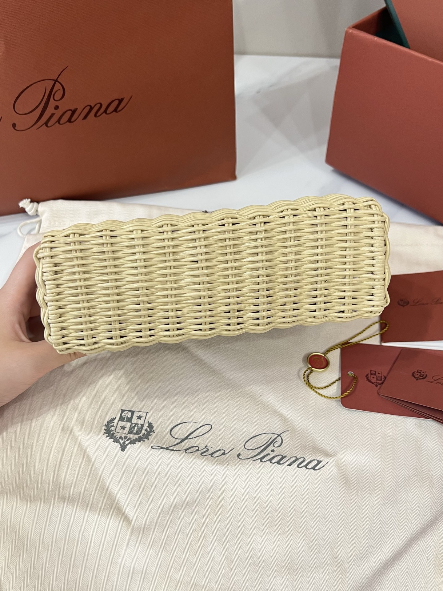 L0r0 P1ana Extra pocket L19 Bag-19*7*12CM