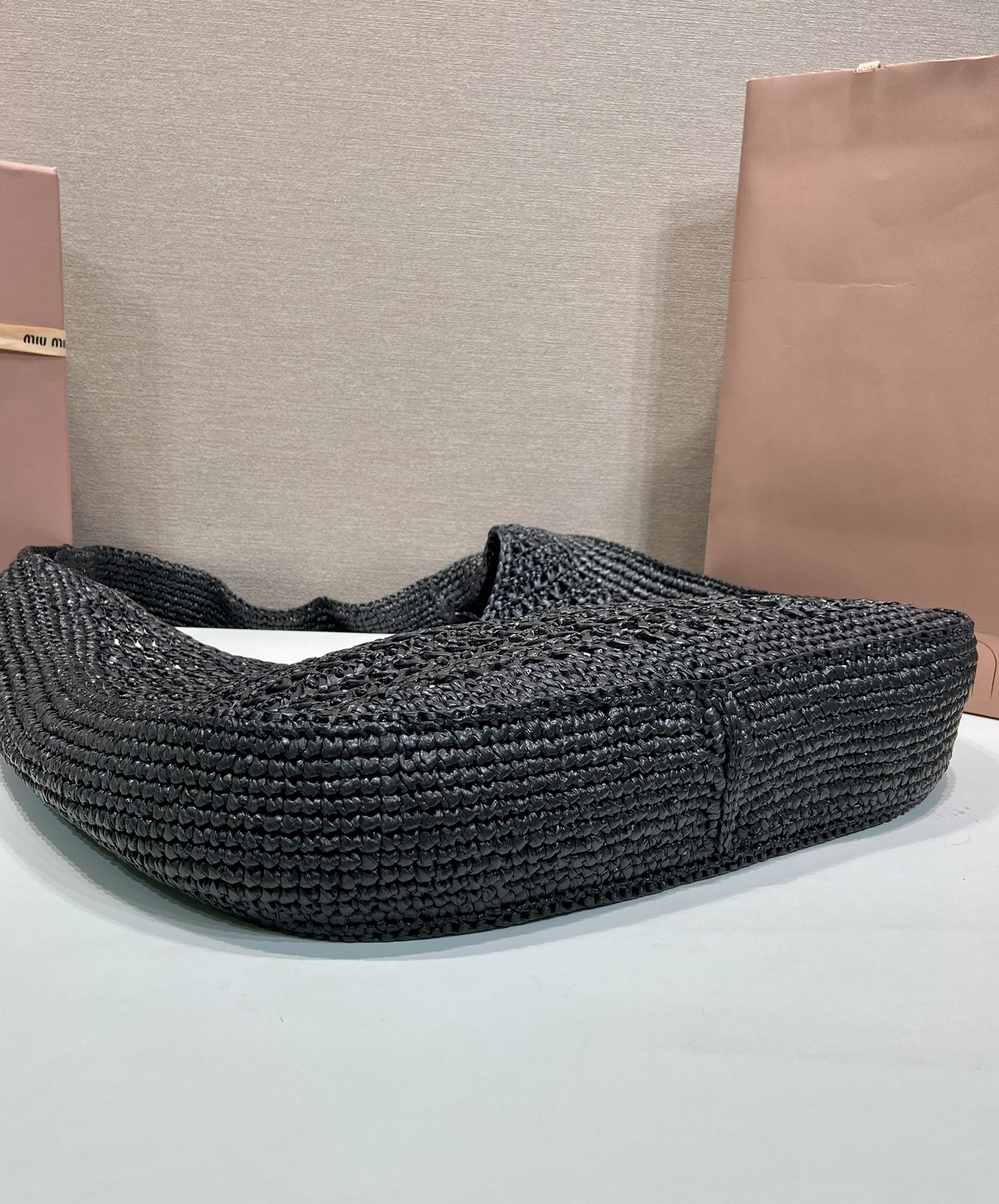 Miu Miu Crochet Hobo Bag-42.5*32*9CM