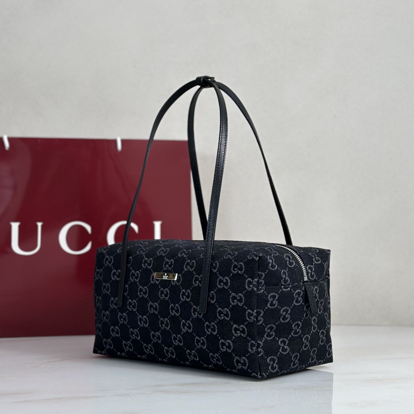 Guc*ci Melrose Medium Boston Bag-29*14*15CM