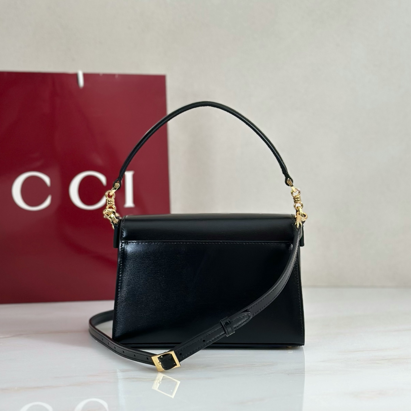 Guc*ci Horsebit Duomo Small Top Handle Bag-20*13.5*6CM