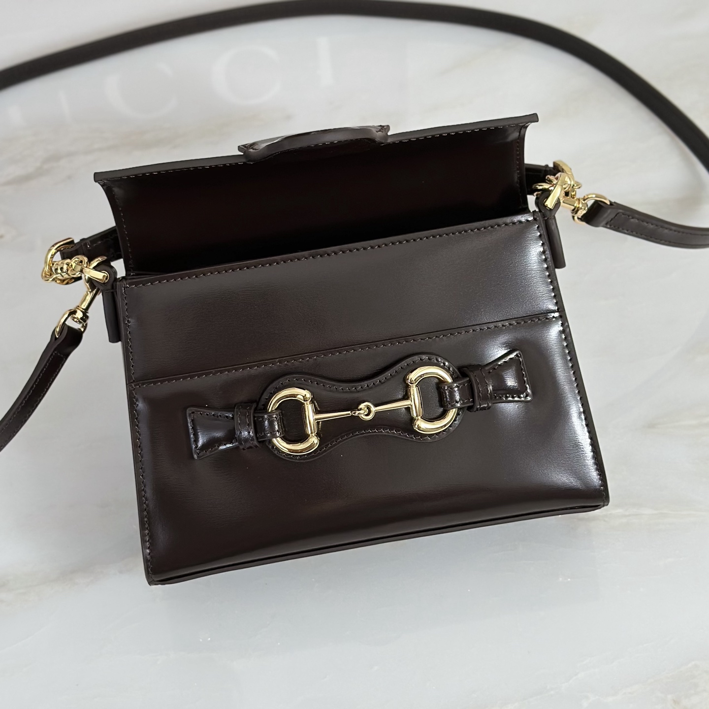 Guc*ci Horsebit Duomo Small Top Handle Bag-20*13.5*6CM