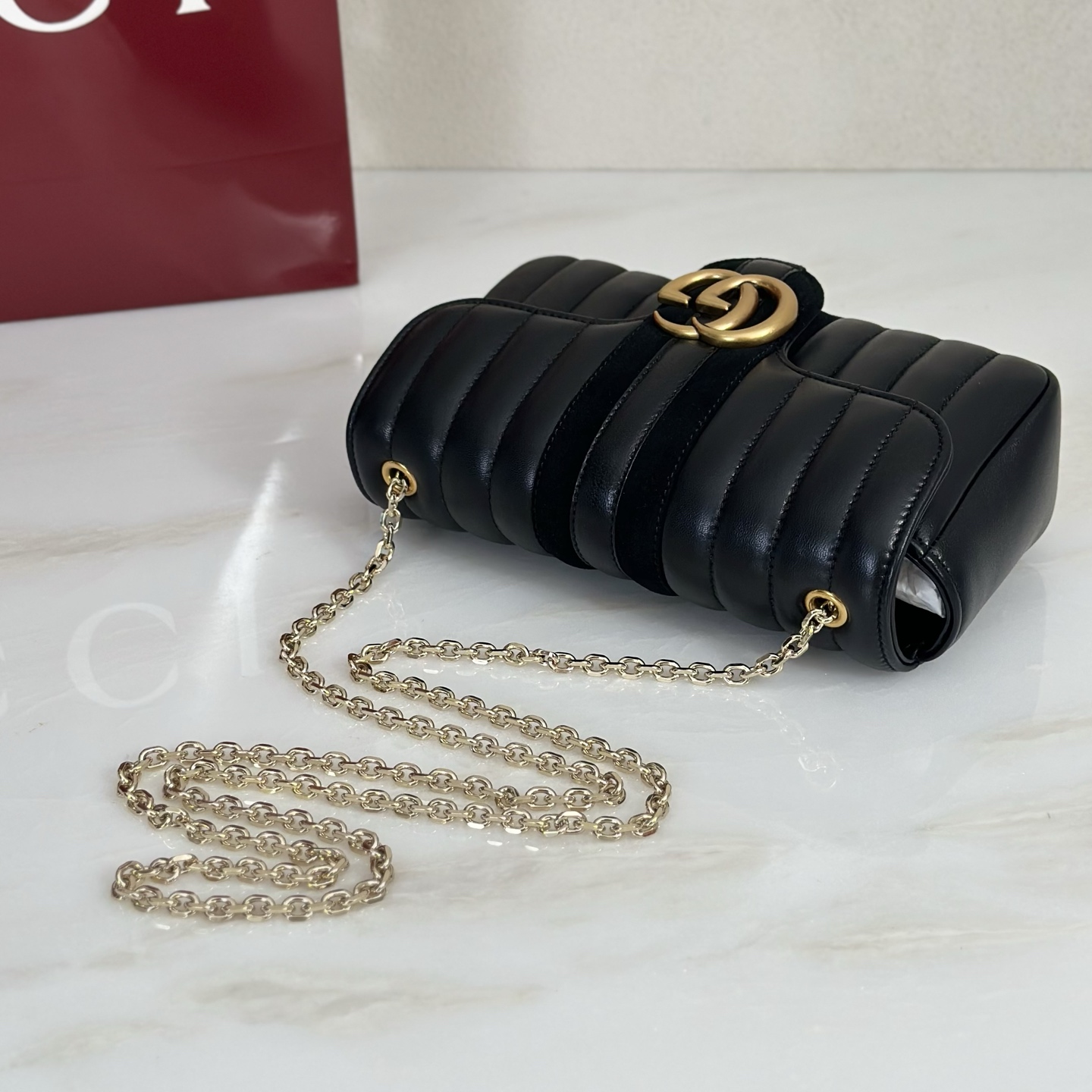 Gv*c* Jetset GG Marmont Medium Shoulder Bag -20.5*11.5*6CM