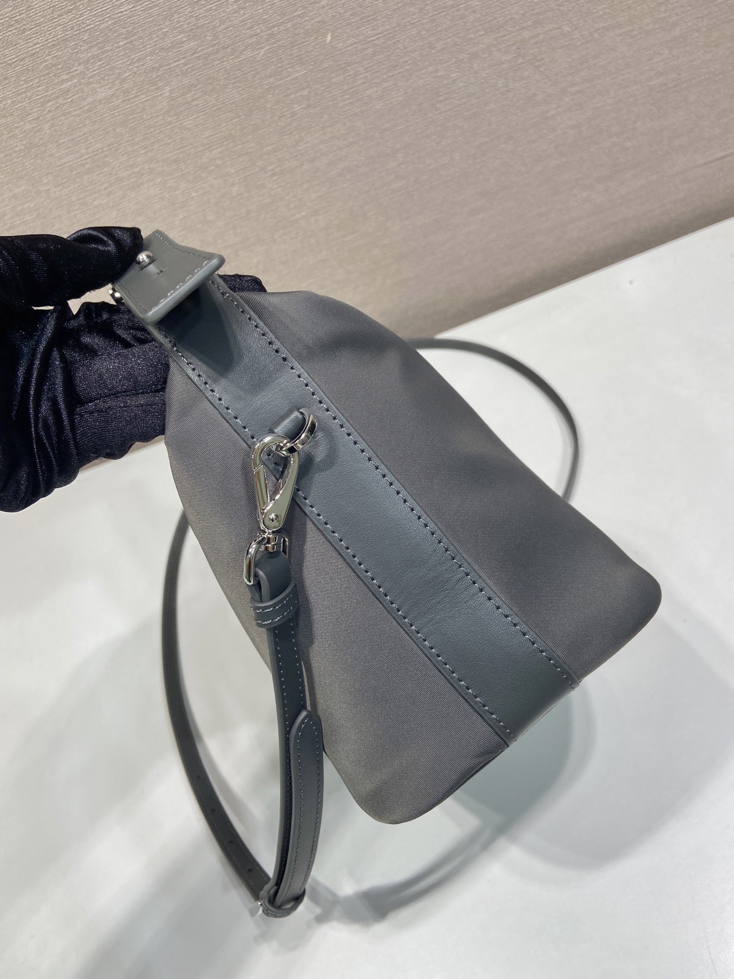 Pra*a Chérie Re-Nylon Mini Handbag-20*12*11CM