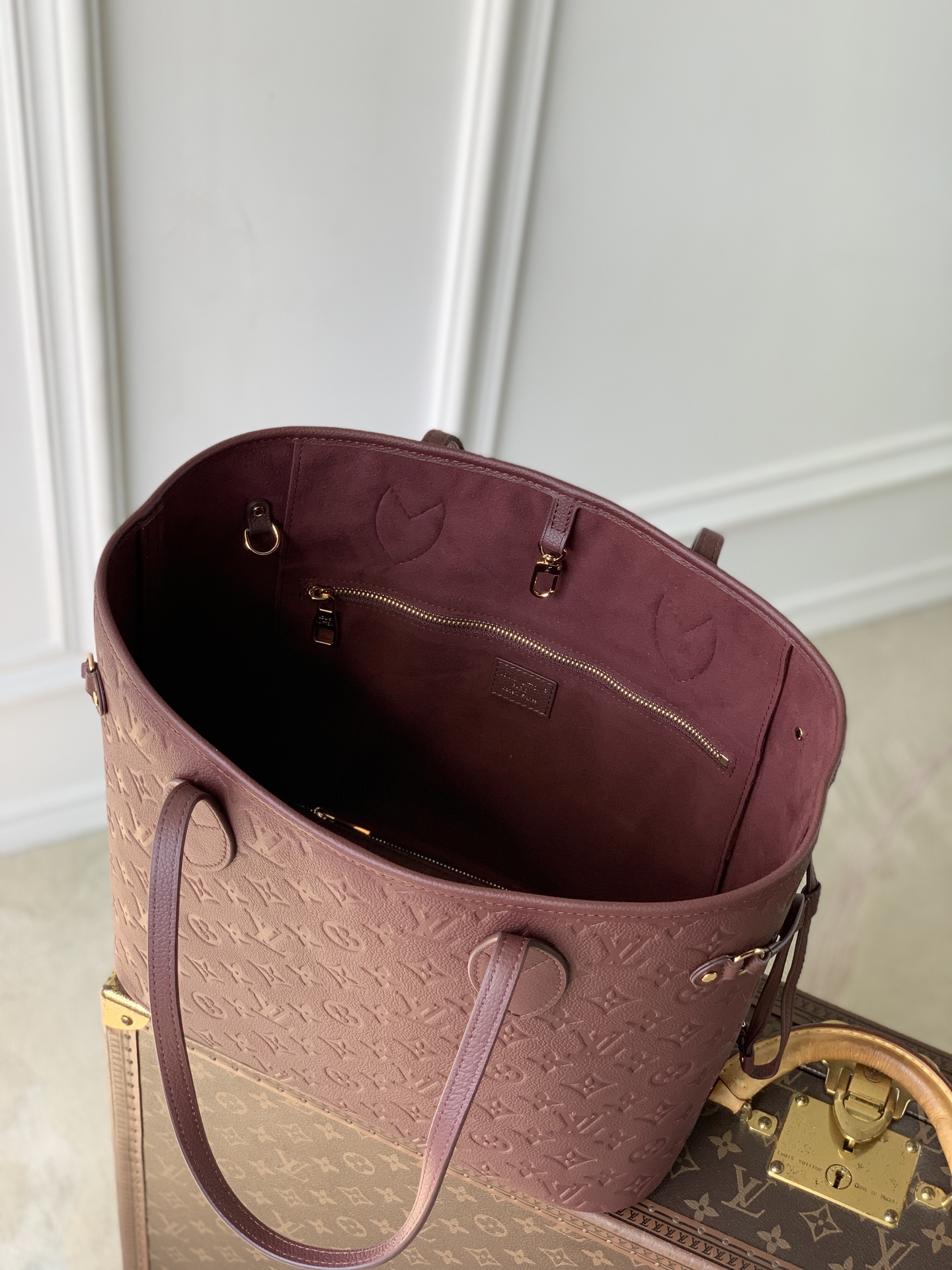 LV Neverfull MM Other Monogram Canvas-M2A398-31 x 28 x 14CM