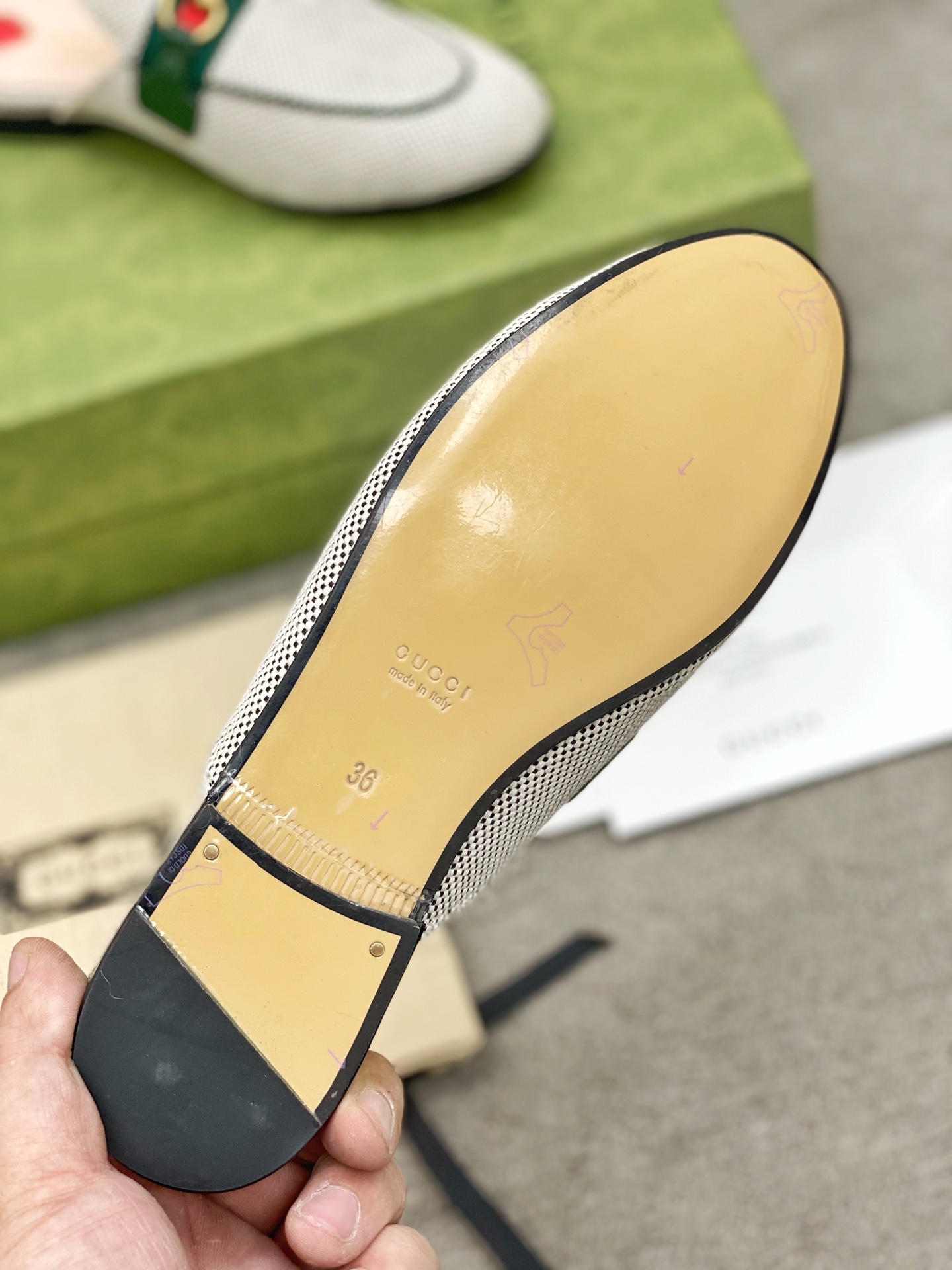 G*u*i loafers